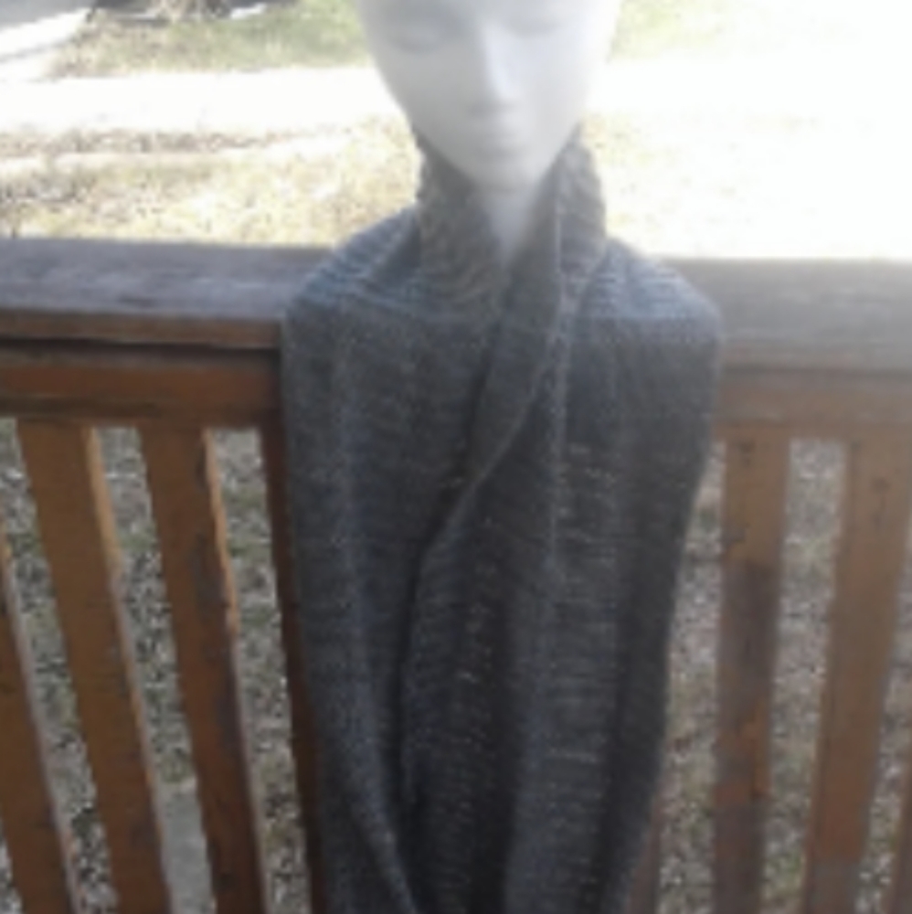 Jessica Jones inspired hand knitted scarf